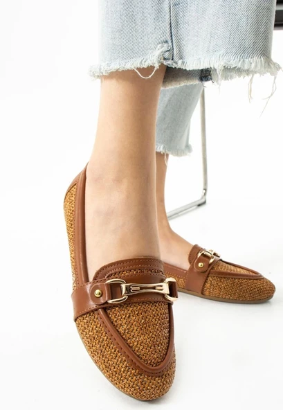 Rain Taba Cilt Babet Ayakkabı - Resim 2