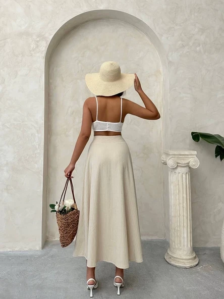 Uzun astarlı etek - Resim 2