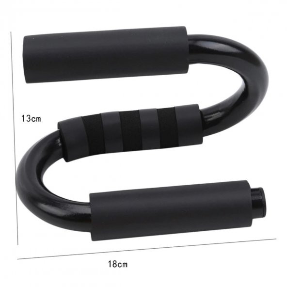 S şekli Push Up Standı Alüminyum Şınav Aleti Spor Aracı Fitness Göğüs Egzersiz Ekipmanları - 7