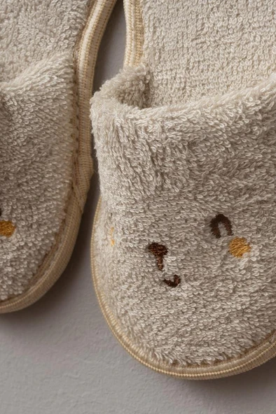 Bebitof %100 Pamuk Sevimli Kuzu Figürlü Bebek Bornoz Seti BBTF.BJ.30039 - 3