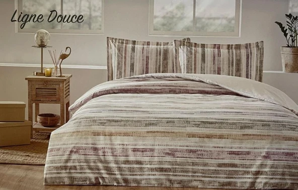 Özdilek Çift Kişilik Ranforce Nev Takımı Ligne Douce Krem ürün görseli