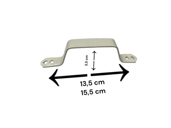 Demir Doğrama Kulp Beyaz Kaplama ürün görseli
