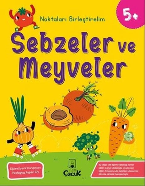 Noktaları Birleştirelim - Sebzeler ve Meyveler +5 Yaş ürün görseli
