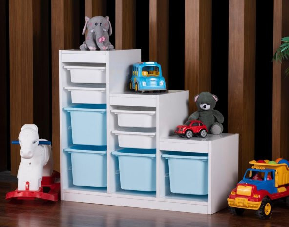 Montessori Oyuncak Dolabı Trofast Eşya Saklama Düzenleme Ünitesi - 4
