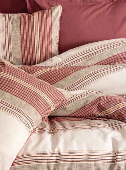 Line Tek Kişilik Nev Takımı Kenway Bordo - Resim 2