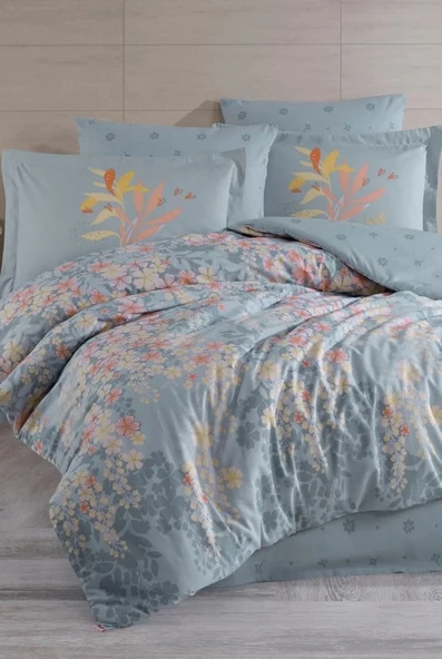 Çift Kişilik Ranforce Nev Takımı Serena Mavi - Resim 2