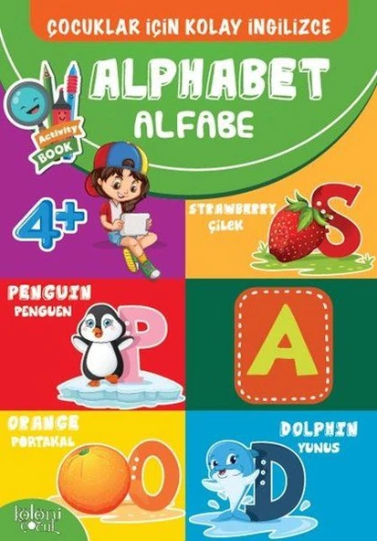 Çocuklar İçin Kolay İngilizce - Alphabet Alfabe ürün görseli