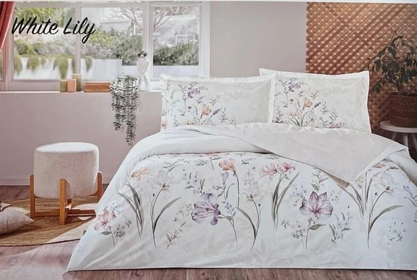 Özdilek Çift Kişilik Ranforce Nev Takımı White Lily ürün görseli