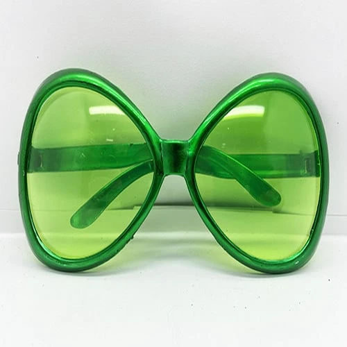 Yeşil Renk Yeşilçam Nostalji 80li Yıllar 90lı Yıllar Parti Gözlüğü 7x16 cm ürün görseli