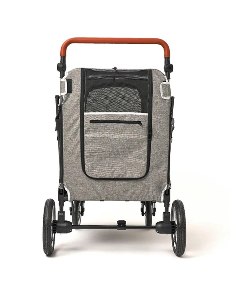 Zampa Stroll L01G-G Gri Kedi Köpek Arabası - Katlanabilir, Geniş Pusetli, 55 Kg Taşıma - 3