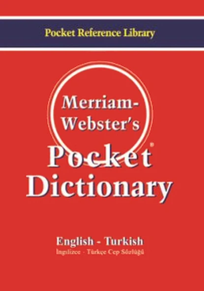 Merriam Webster's Pocket Dictionary  English - Turkish İngilizce-Türkçe Cep Sözlüğü ürün görseli