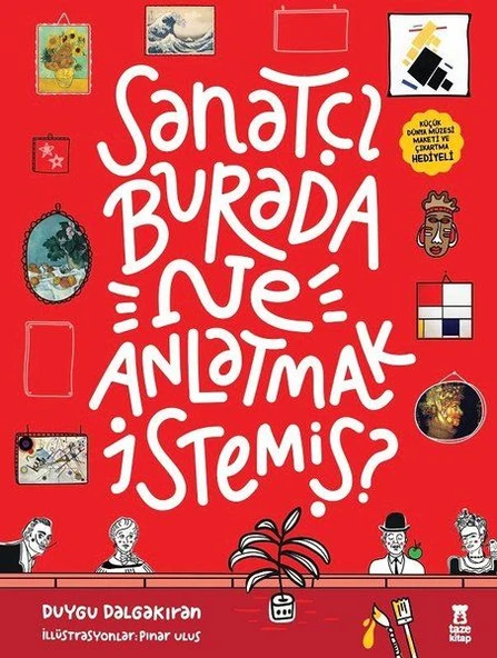 Sanatçı Burada Ne Anlatmak İstemiş? - Müze Maketi ve Çıkartma Hediyeli-Ciltli ürün görseli