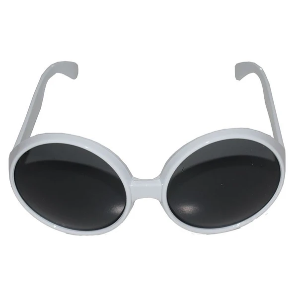 80 li Yıllar Beyaz Renk Nostalji Yeşilçam Parti Gözlüğü ürün görseli