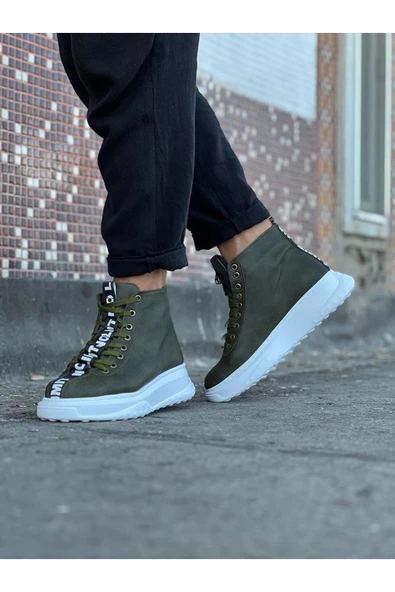 Haki Erkek Yarım Bilek Bot - Resim 3