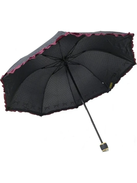 FIRFIRLI SIYAH YARASA MODEL ŞEMSİYE - 2