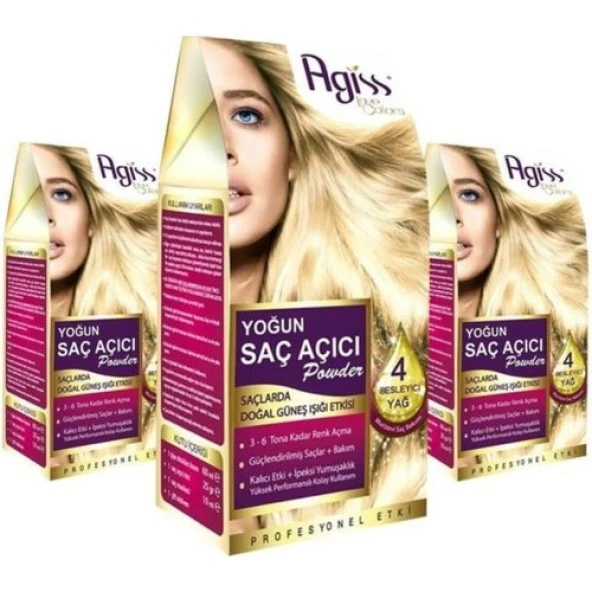 Agiss 12 Adet Agiss Yoğun Saç Açıcı Powder Büyüleyici Yoğunluk & Bakım - 3