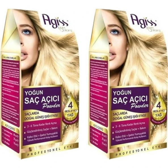 Agiss 12 Adet Agiss Yoğun Saç Açıcı Powder Büyüleyici Yoğunluk & Bakım - 5