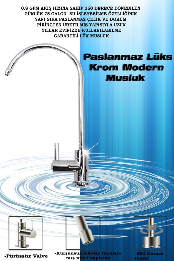 Wm21 Premium Multimineral Metal 8 Litre Çelik Tanklı Nsf Onay Elektrikli Su Arıtma Cihazı - 6