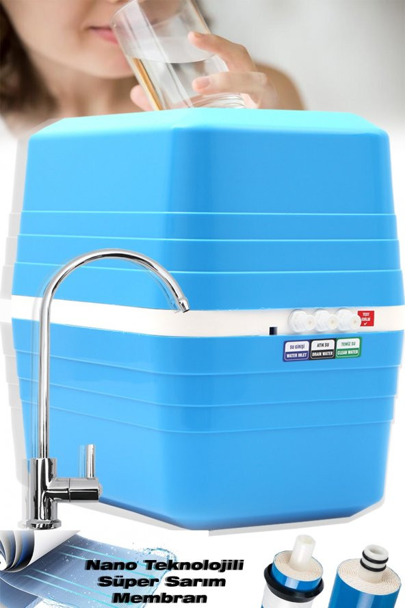 Wm21 Premium Multimineral Metal 8 Litre Çelik Tanklı Nsf Onay Elektrikli Su Arıtma Cihazı - 2