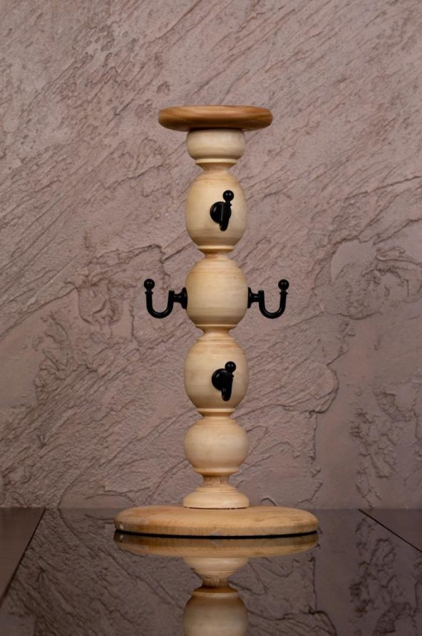 Dekoratif Masa ve Tezgah Üstü 6lı Fincan Askılığı Fincan Standı - 3