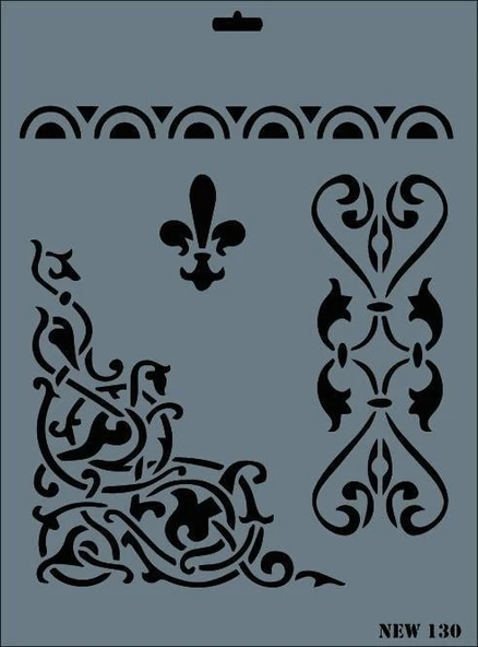 Rich New Seri N-130 Stencil 35x25 cm ürün görseli