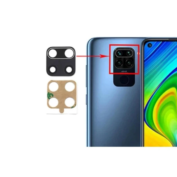 Xiaomi Redmi Note 9 Pro  Note 9s Arka Kamera Lensi Cam