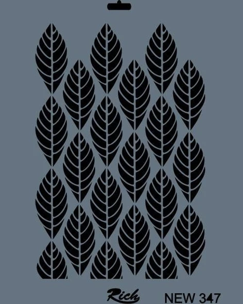 Rich New Seri N-347 Stencil 35x25 cm ürün görseli