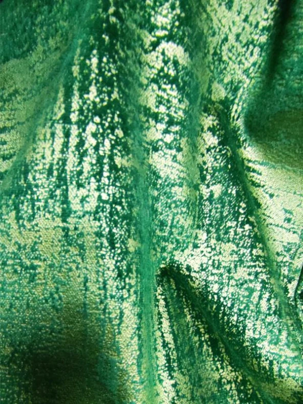 Mrs.Gugar Exclusive Zümrüt Yeşili Kare Kırlent Kılıfı - Resim 3