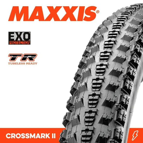 MAXXIS CROSSMARK II 26x2.25 EXO TUBLESS KATLANIR DIŞ LASTİK - 3