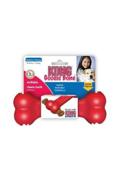 KONG Goodie Bone Kemik Şeklinde Çok Amaçlı Köpek Oyuncağı M ürün görseli