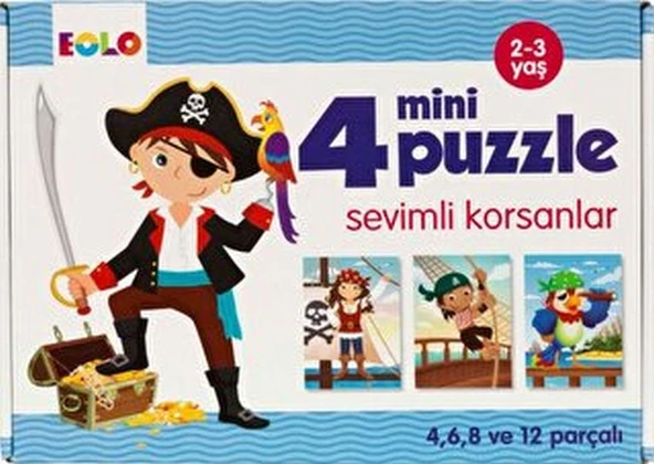Mini Puzzle-Sevimli Korsanlar ürün görseli