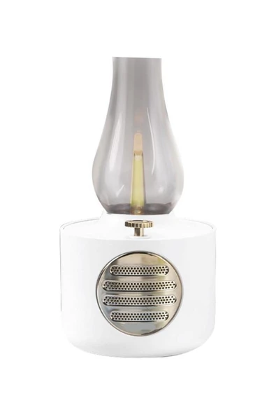 Vintage Gaz Lambası Taşınabilir Bluetooth Speaker Ayarlanabilir Işıklı USB Şarjlı - 9