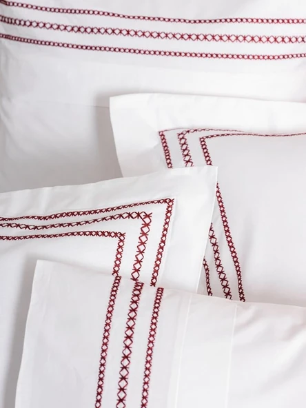 Classic Pamuk Nev Takımı Çift Kişilik Helya - Resim 2