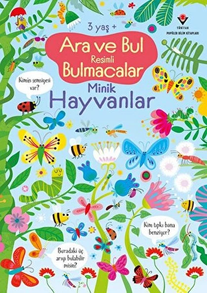 Ara ve Bul Resimli Bulmacalar Minik Hayvanlar ürün görseli