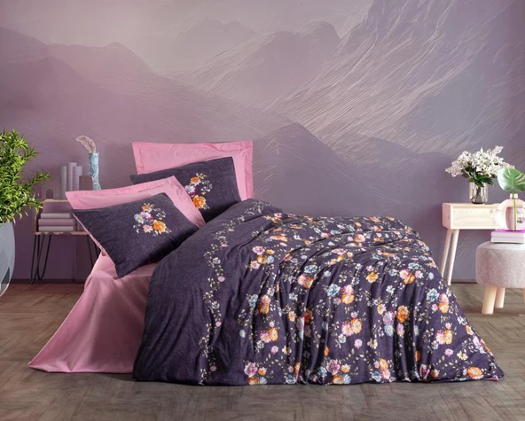 Feminen Çift Kişilik Nev Takımı Alessa Pembe - Resim 2