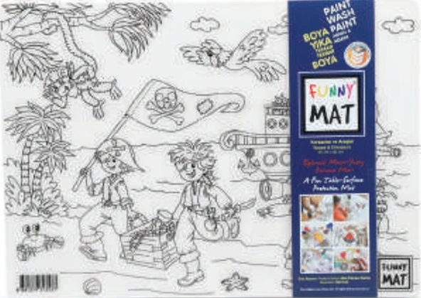 Funny Mat - Korsanlar Ve Araçlar 25 X 35 Cm ürün görseli