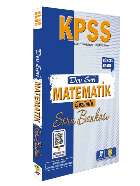Tasarı Yayınları KPSS Dev Seri Matematik Soru Bankası ürün görseli