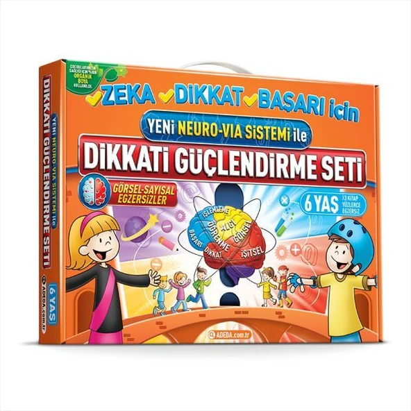 Dikkati Güçlendirme Seti  Anasınıfı – 6 Yaş- Neuro-Via ürün görseli