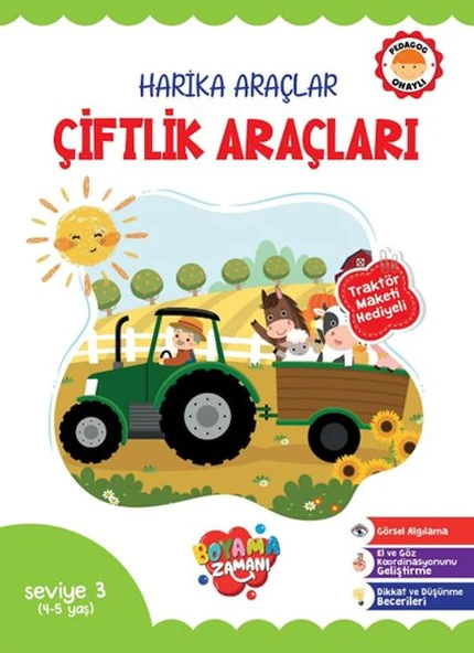 Harika Araçlar – Çiftlik Araçları Seviye 3 (4-5 Yaş) ürün görseli