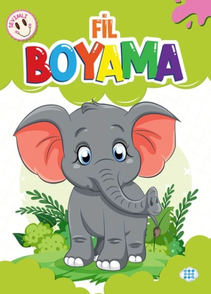 Sevimli Fil Boyama ürün görseli