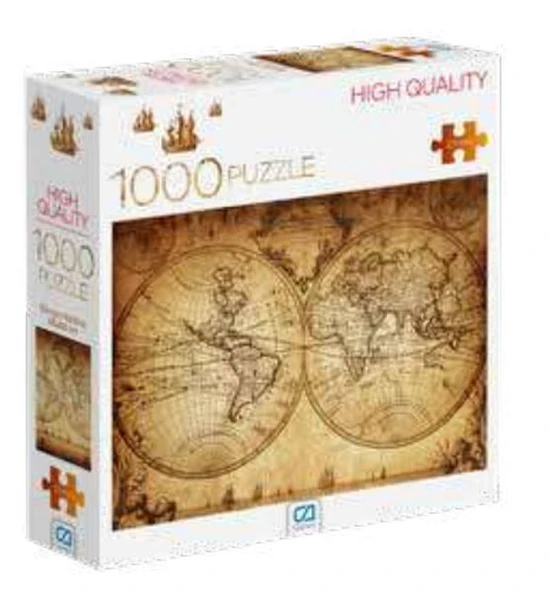 Dünya Haritası Puzzle 1000 ürün görseli