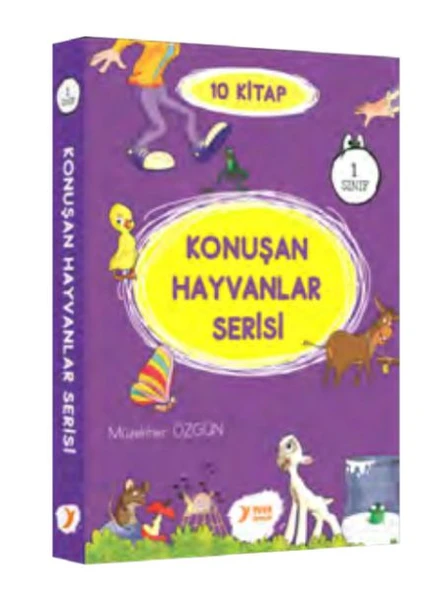 Konuşan Hayvanlar Serisi 1. Sınıf Renkli Heceli 10 Kitap ürün görseli