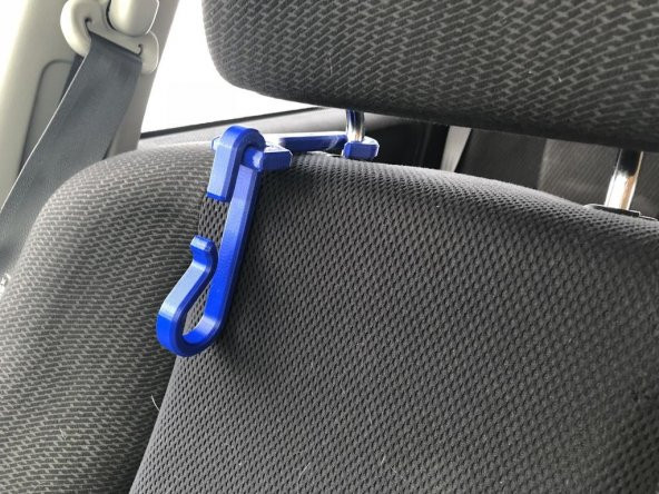 Daha Uzun Koltuk Arkası Kanca Plastik Aparat