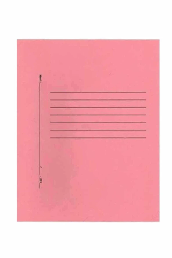 Alemdar Tam Kapak Dosya Lüks Pembe (25 Li Paket)
