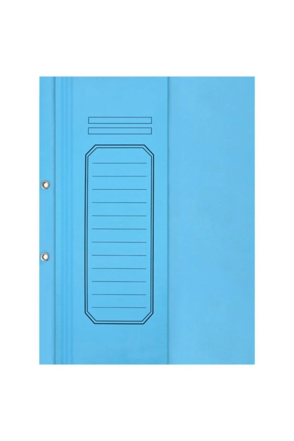 Bafix Yarım Kapak Dosya Karton Mavi (50 Li Paket)