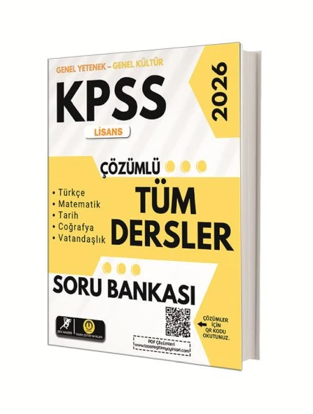 Tasarı Yayınları Kpss Lisans Tüm Dersler Çözümlü Soru Bankası ürün görseli