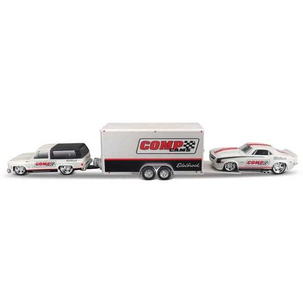 Maisto 1/64 Design Seri Yarış Takımı Römork ve Araç Set - 2