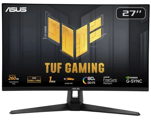 ASUS TUF GAMING VG27AQM1A 27'' 1MS 260HZ WQHD IPS ürün görseli