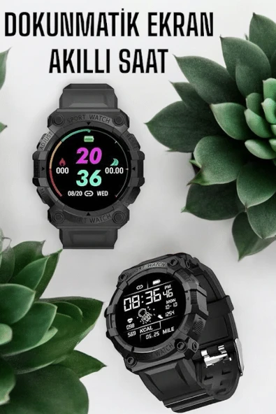 Unisex Tasarımıyla Klasik ve Spor Kombinlere Uygun Akıllı Saat ürün görseli