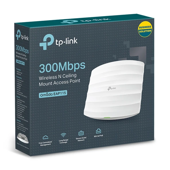 TP-LINK EAP115 1PORT POE 300Mbps TAVAN TİPİ ACCESS POINT - 4